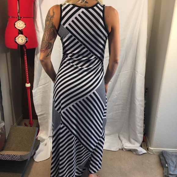 Faded Glory Black/White maxi dress - Picture 6 of 6